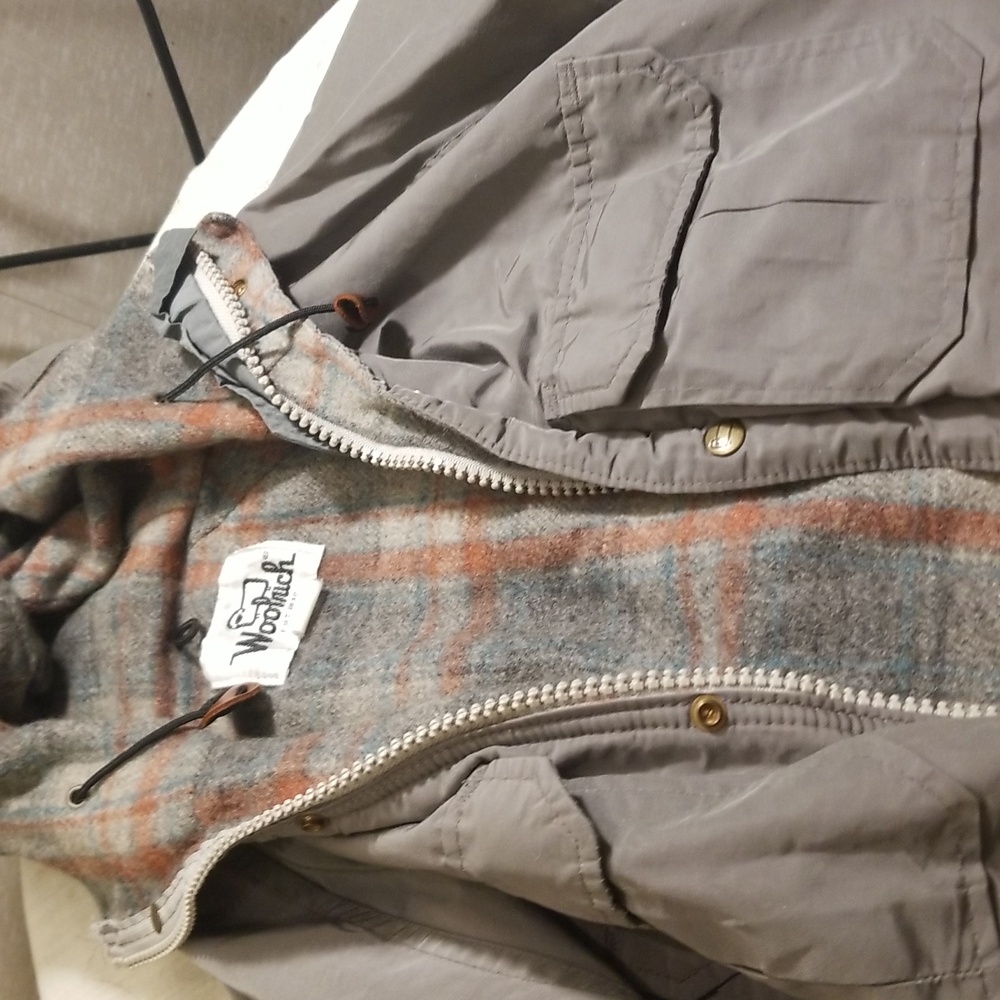 S Gray Vintage Woolrich Jacket
